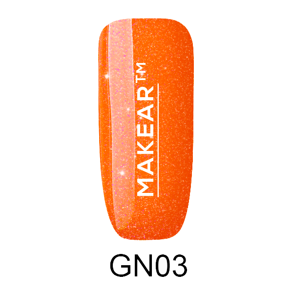 MakeAR ™ Gel Polish - GLITTER NEON NG03